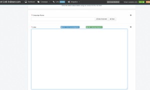 Add new campaign and links