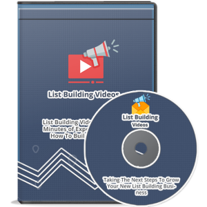 NEW List Building Videos Almost 30 Minutes of Expert Training