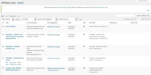 The Best FREE WordPress Cloaking Plugin - All Affiliate Links Tab