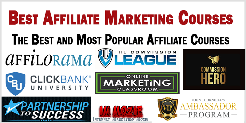 The Best Affiliate Marketing Training Courses