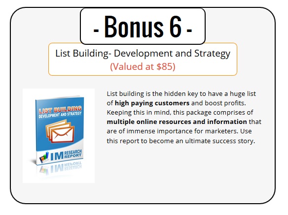 Best List Building 2.0 Bonus