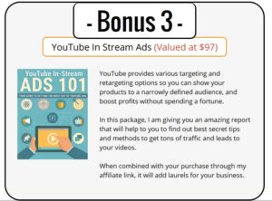 YouTube Ads PLR Bonus 3 - YouTube Instream Ads 101