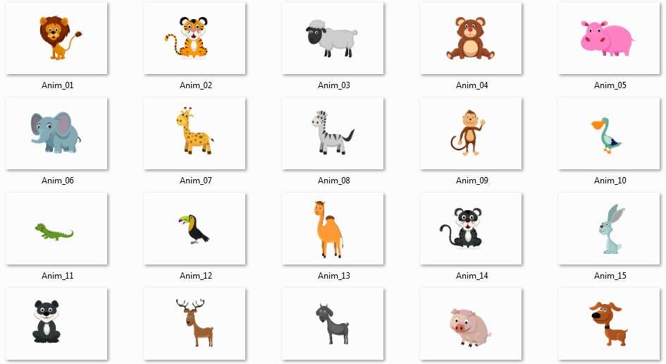 Pixel Studio FX 2.0 Bonus 10 - Vector Graphics - Animals