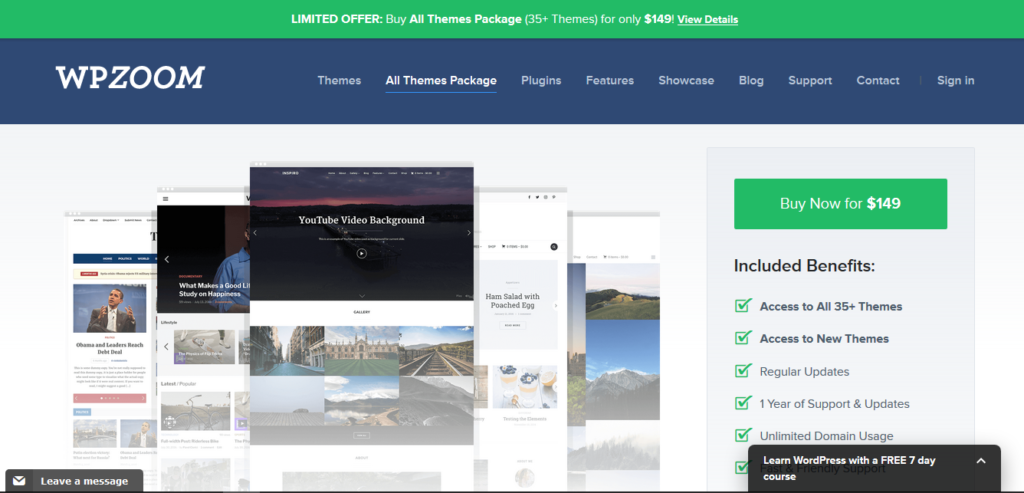 WPZOOM All Themes Package Lifetime License