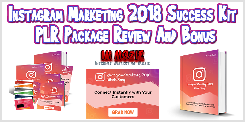 Instagram Marketing 2018 Success Kit PLR Package Review