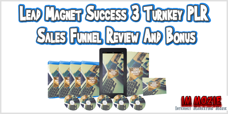 Lead Magnet Success 3 Turnkey PLR Sales Funnels