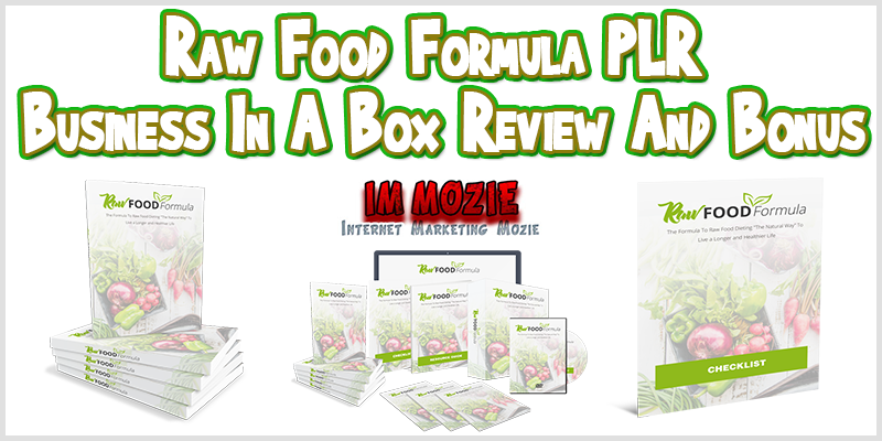 Raw Food Formula PLR Business In A Box Review And Bonus