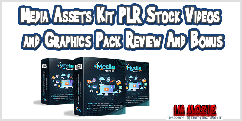 Media Assets Kit PLR Stock Videos and Graphics