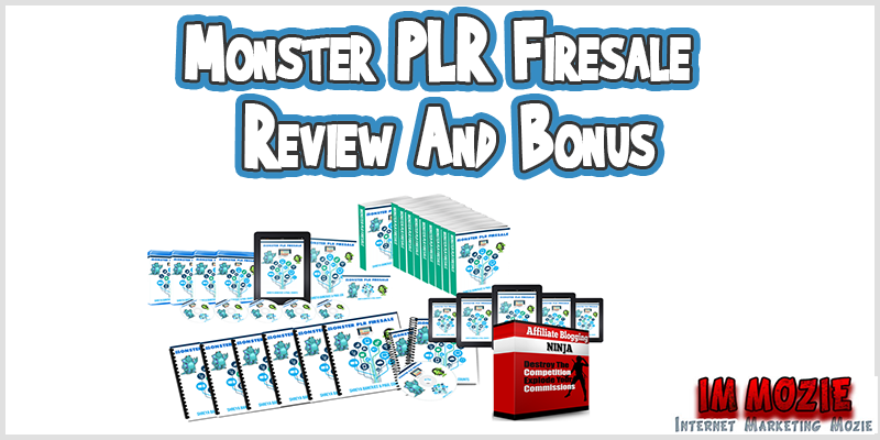 Monster PLR Firesale Review And Bonus