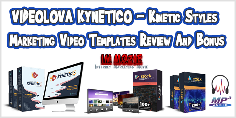 VIDEOLOVA KYNETICO – Kinetic Styles Marketing Video Templates