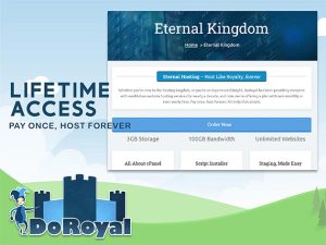 DoRoyal Lifetime Website Hosting