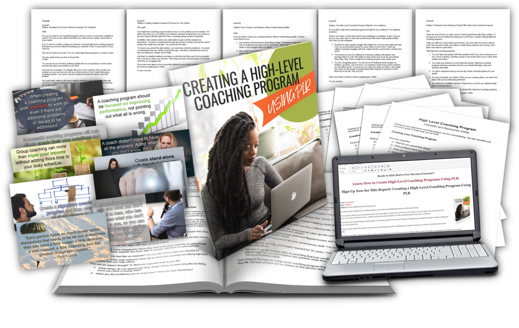Creating a High Level Coaching Program PLR