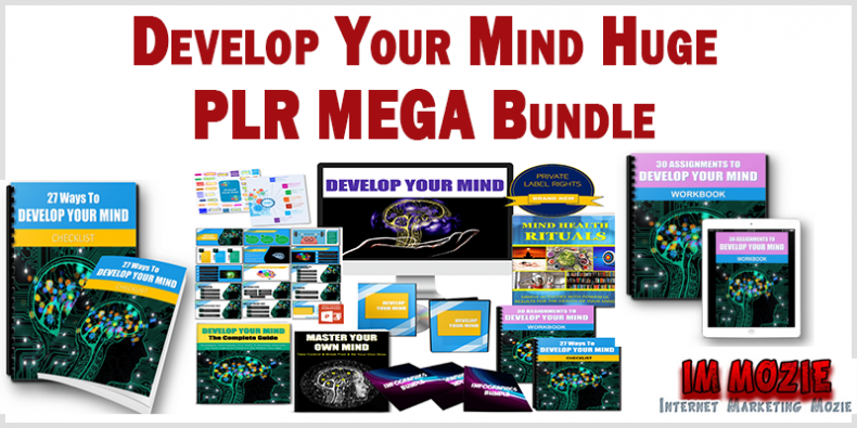 Develop Your Mind Huge PLR MEGA Bundle Develop Your Mind Huge PLR MEGA Bundle