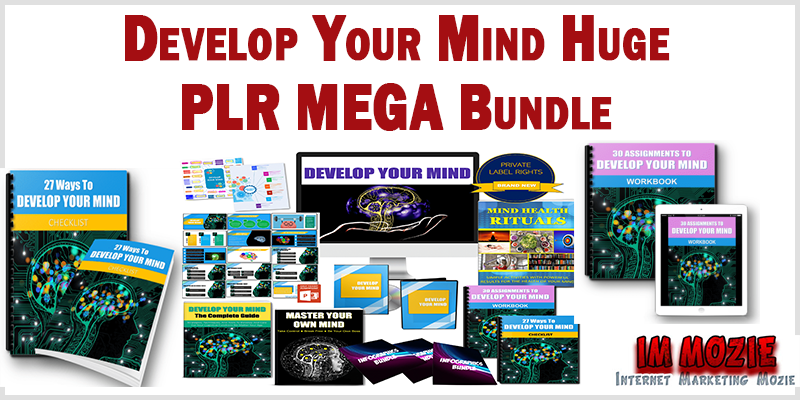 Develop Your Mind Huge PLR MEGA Bundle