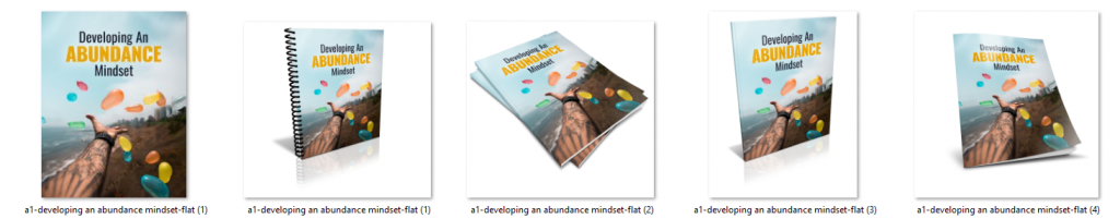 Developing an Abundance Mindset Notebook Optin