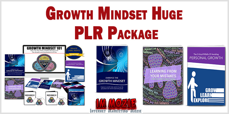 Growth Mindset Huge PLR Package