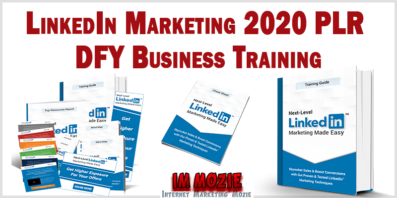 LinkedIn Marketing 2020 PLR DFY Business Training