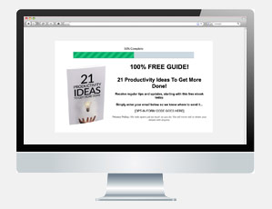 Work From Home Productivity Screen Lead Magnet