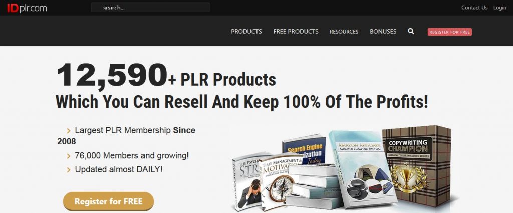 IDPLR free PLR membership site