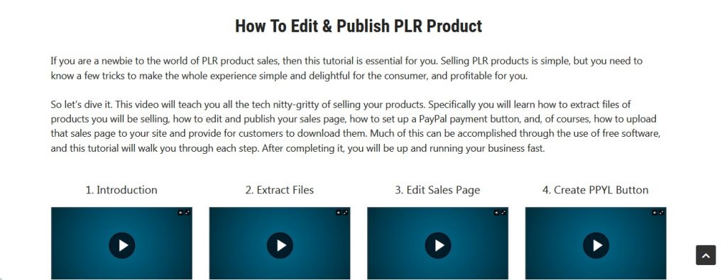 PLR training by IDPLR for gold members