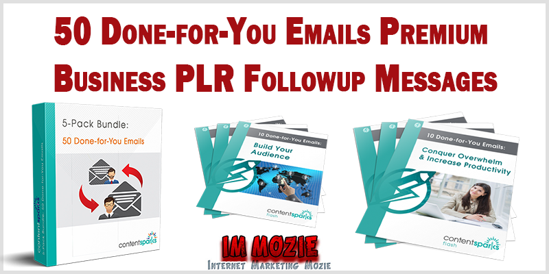 50 Done-for-You Emails Premium Business PLR Followup Messages