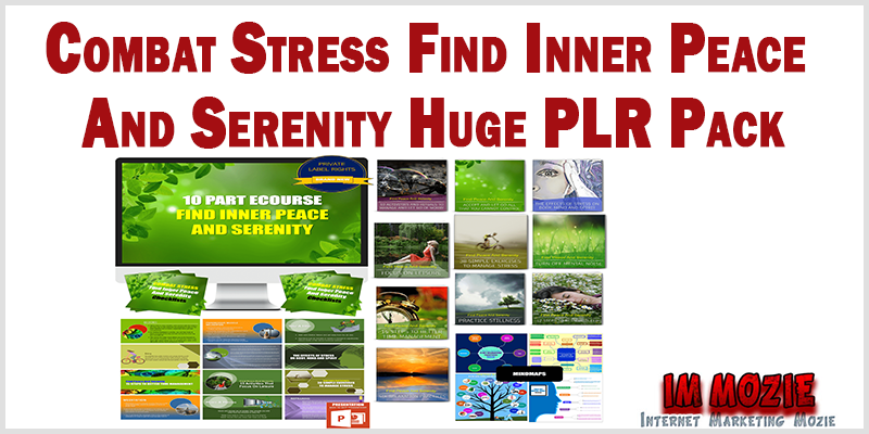 Combat Stress Find Inner Peace And Serenity Huge PLR Pack