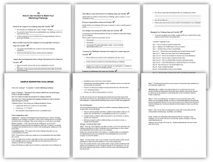 Roadmap to Using Challenges to Grow Your List and Revenue 3 Worksheet and Checklist