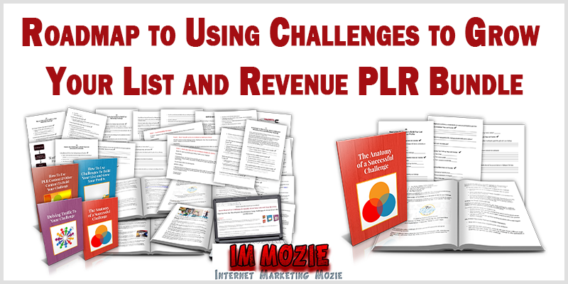 Roadmap to Using Challenges to Grow Your List and Revenue PLR Bundle