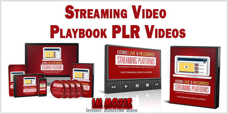 Streaming Video Playbook PLR Videos
