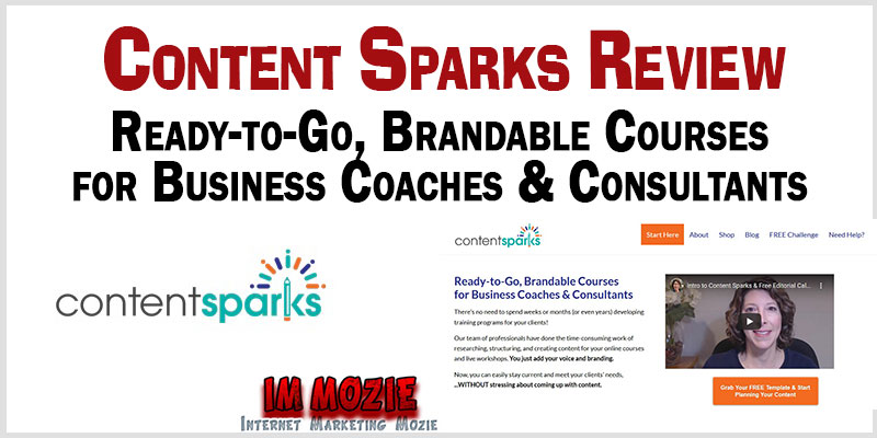 Content Sparks Review – Brandable PLR Business Coaching Courses