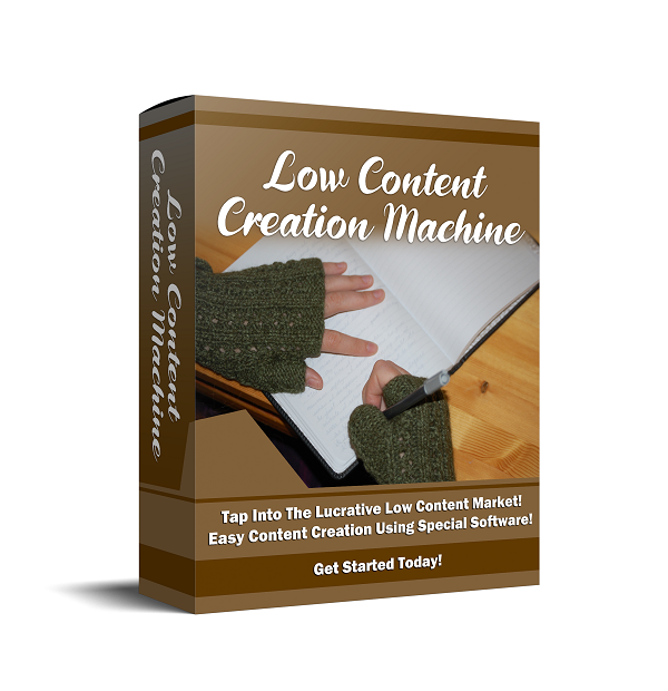 Low Content Creation Machine