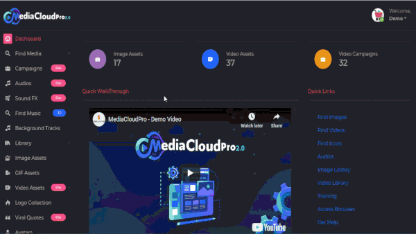 MediaCloudPro Step1