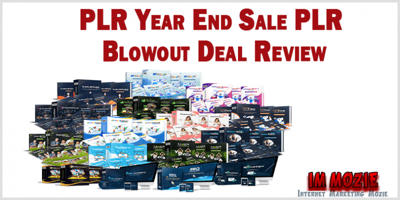 PLR Year End Sale PLR Blowout Deal Review