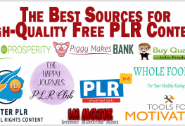 The Best Sources for High Quality Free PLR Content