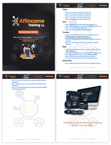 Affincome Training Kit Top Resource Report