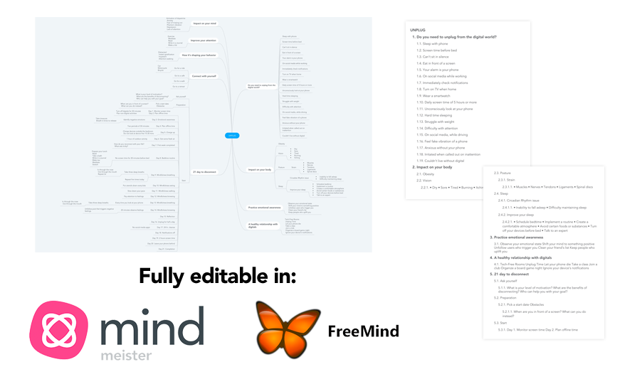 Focus mindmap