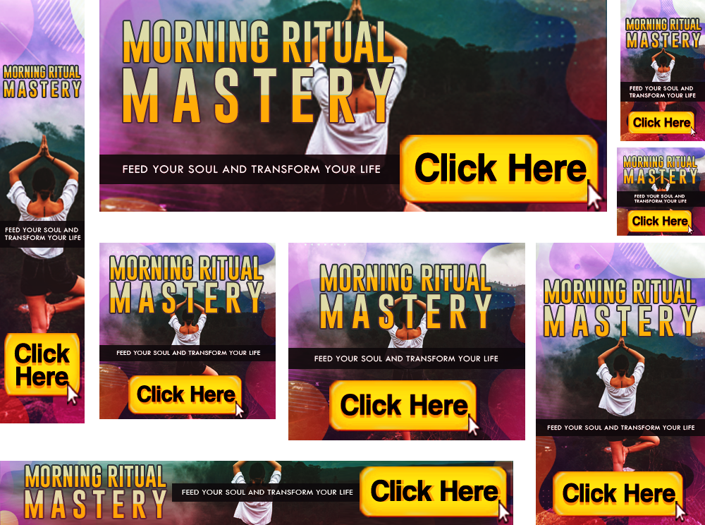 Morning Ritual Mastery Banners