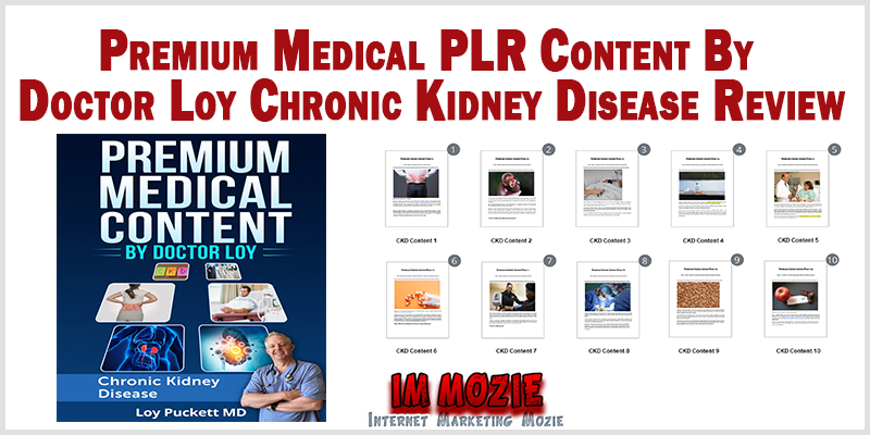 Premium Medical PLR Content By Doctor Loy Chronic Kidney Disease Review