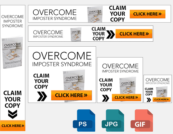 Overcome Imposter Syndrome Banners