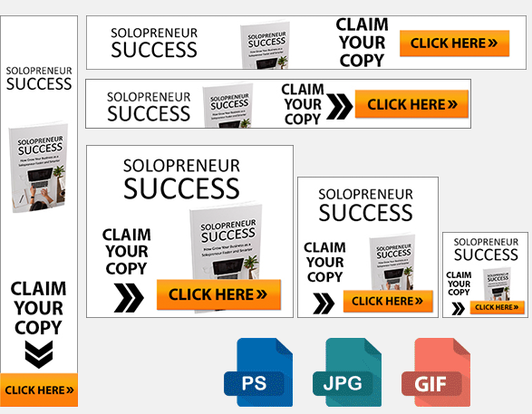 Solopreneur Success Banners