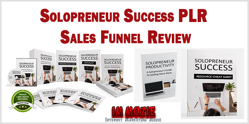 Solopreneur Success PLR Sales Funnel Review