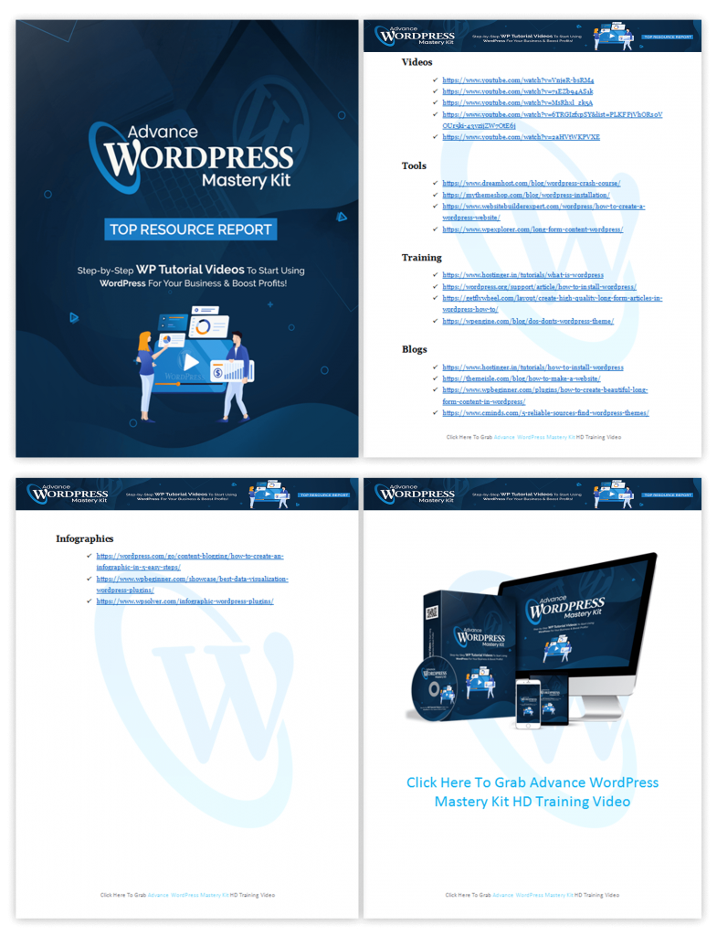 Advance WordPress Mastery Top Resource Report 1