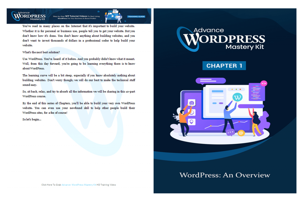 Advance WordPress Mastery Training Guide 1