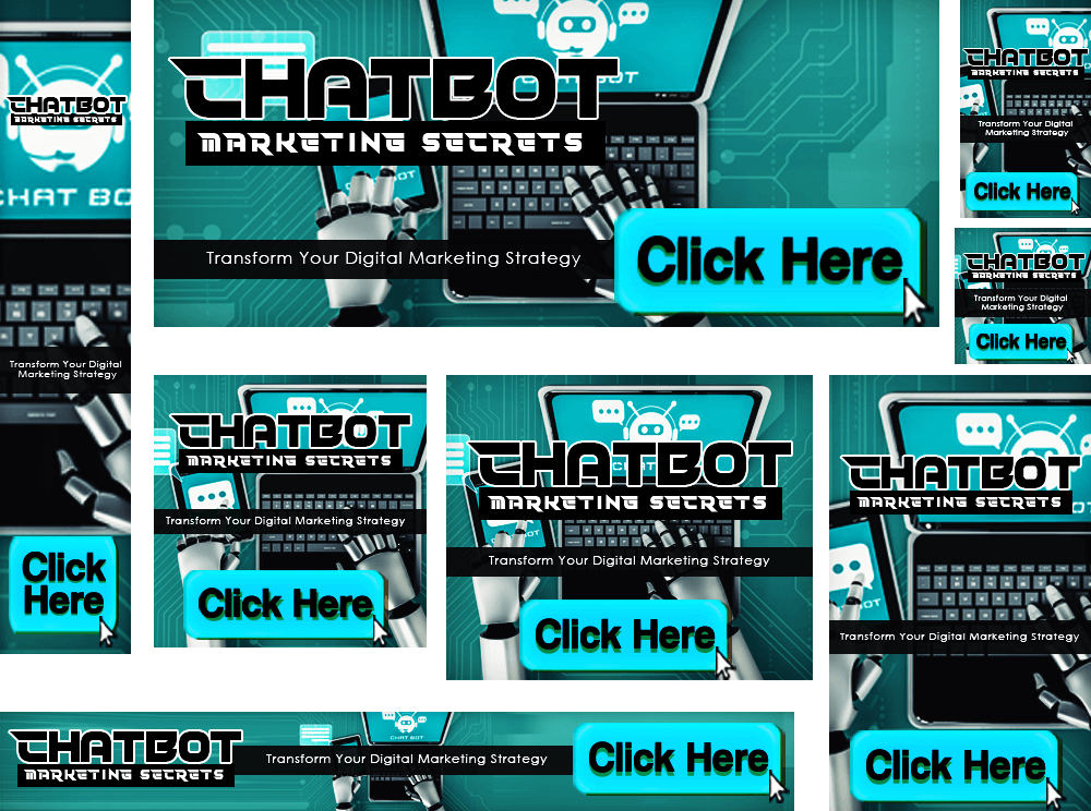 Chatbot Marketing Secrets Banners