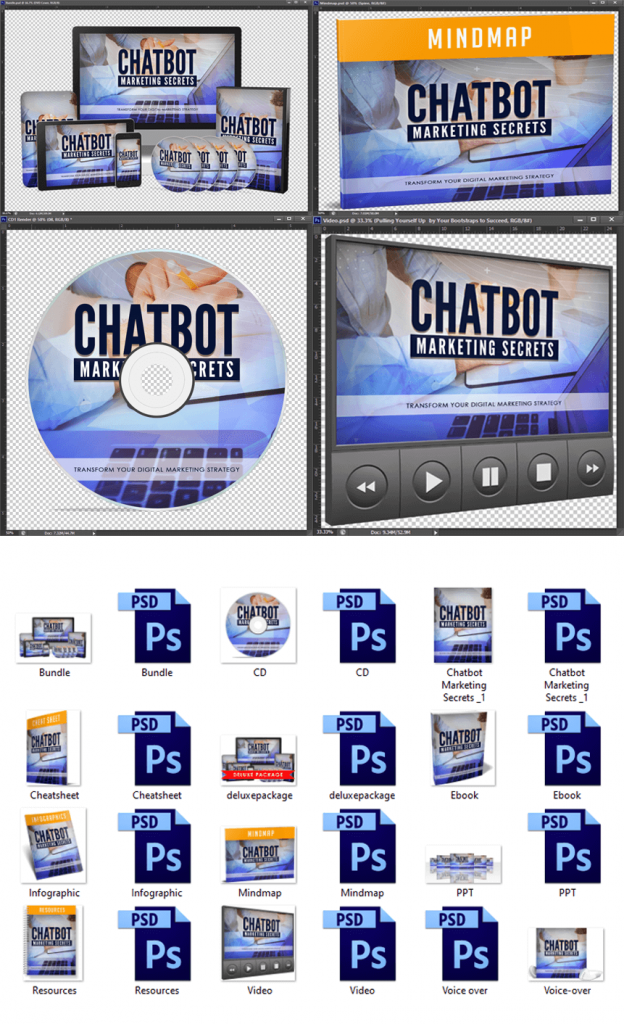 Chatbot Marketing Secrets Graphics