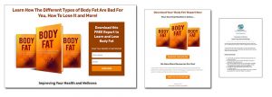 Dietary Health Different Types of Diets Body Fat PLR Report Squeeze Page