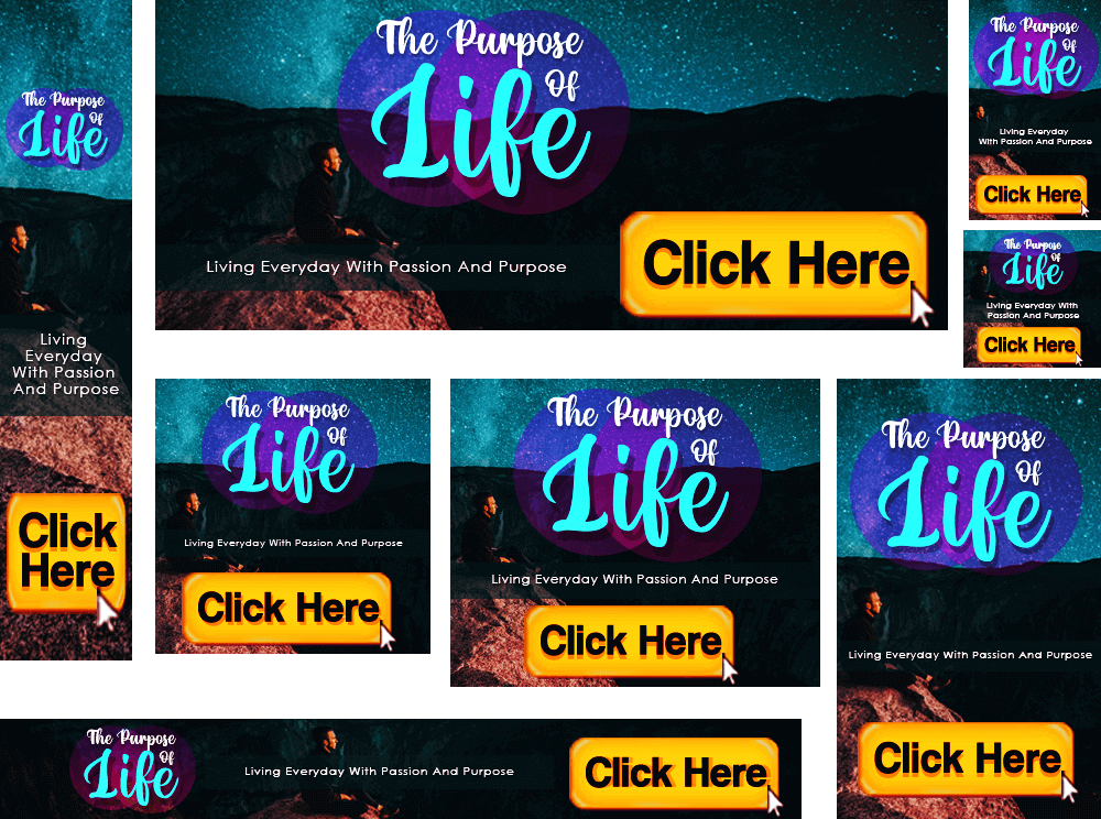 The Purpose Of Life Banners