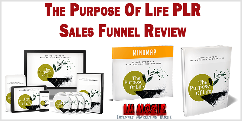The Purpose Of Life PLR Sales Funnel Review