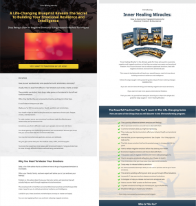 Inner Healing Miracles High Converting Sales Page