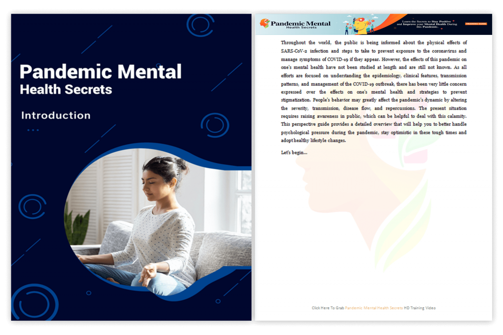 Pandemic Mental Health Secrets Training Guide